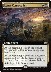 (366) Lunar Convocation - FOIL - EXTENDED ART
